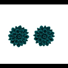 Náušnice FLOWERSKI - smaragd